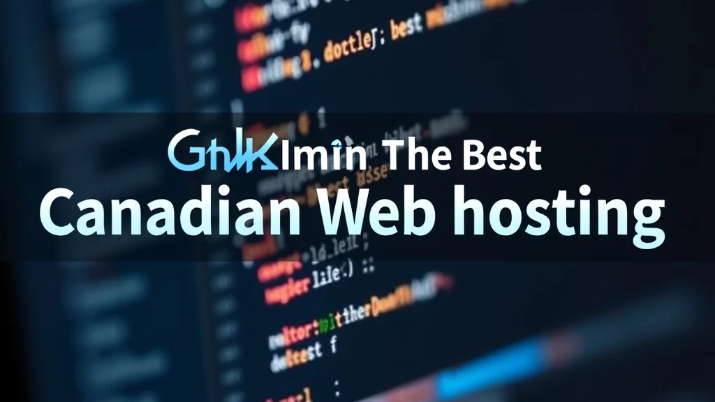 Finding the Best Canadian Web Hosting